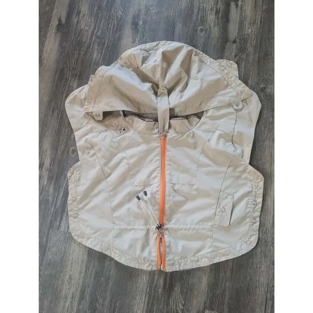 Thunder Coat Dog Rain Jacket Size M 26-40lb Water Resistant Full Zip Lightweight